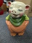 VINTAGE Shawnee Pottery Smiley Cookie Jar & Piggy bank 60