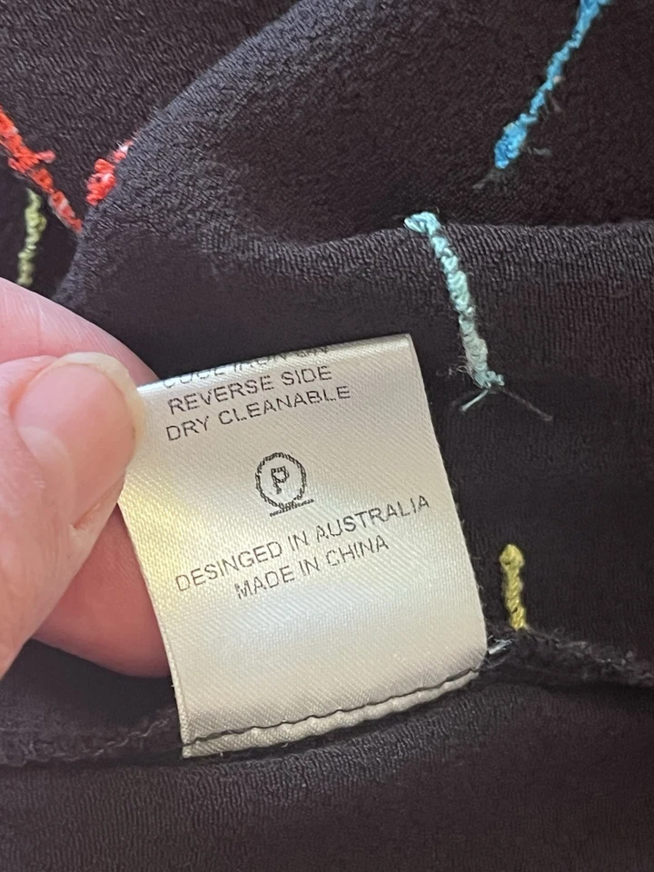 Top de hilo multicolor Alpha 60 negro confeti Stremers para mujer talla M Foto 4 de 4