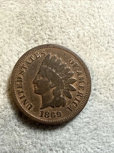 1869 Philadelphia Mint Indian Head Cent G Good Condition Nice Coin See 7715