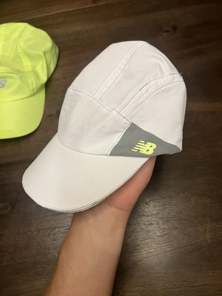 Lote de 2 gorras New Balance Panel talla única iluminadas para correr ciclismo al aire libre para hombre Foto 3 de 4