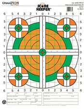 Champion Range and Target 45731 Score Keeper Fluorescent Orange/Green Bull