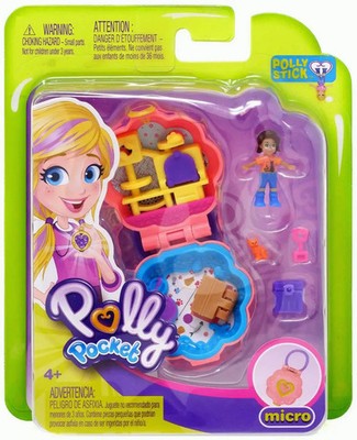 Polly Pocket Tiny Pocket World 2 Purrfect Playhouse Micro Playset Birthday Party