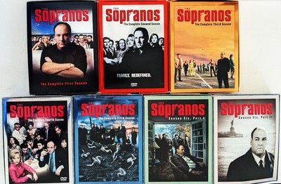The Sopranos DVD Box Sets, Complete Seasons 1, 2, 3, 4, 5 & 6