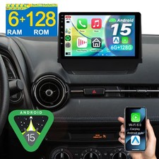 For Mazda 2 Demio 2014-2023 Android 15 6+128G Car Stereo Carplay Radio GPS Nav