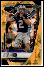 2025 Panini Prizm Draft Picks #29 Avery Johnson Prizms Gold Ice