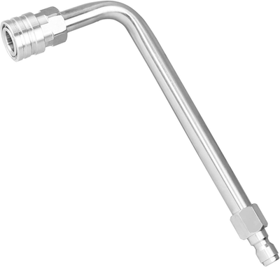 #ad Pressure Washer Gutter Rod 7 Inch 90 Degree Curved Angled Stainless Steel Lance $17.61