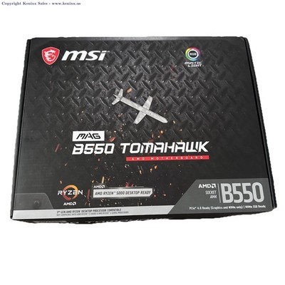 MSI MAG B550 TOMAHAWK AMD 3rd Gen Ryzen  PCIe 4.0 Gaming Motherboard