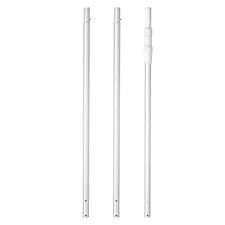 Swimming Pool Pole 3.4 To 15 Ft Telescopic Aluminum Alloy Twist Locking