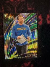 2025 Panini Select - Club Level Sean McVay #221 Black & Green Shock Prizm (RC)