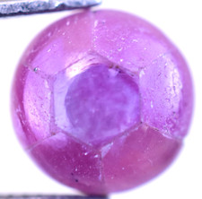 Piedra preciosa extremadamente rara de 4,10 quilates rubí trapiche natural extraída en tierra certificada AGL