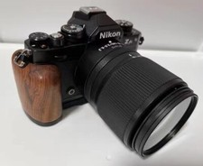 wooden L Type Bracket Tripod Quick Release Base Grip Handle For NIKON ZFC Camera