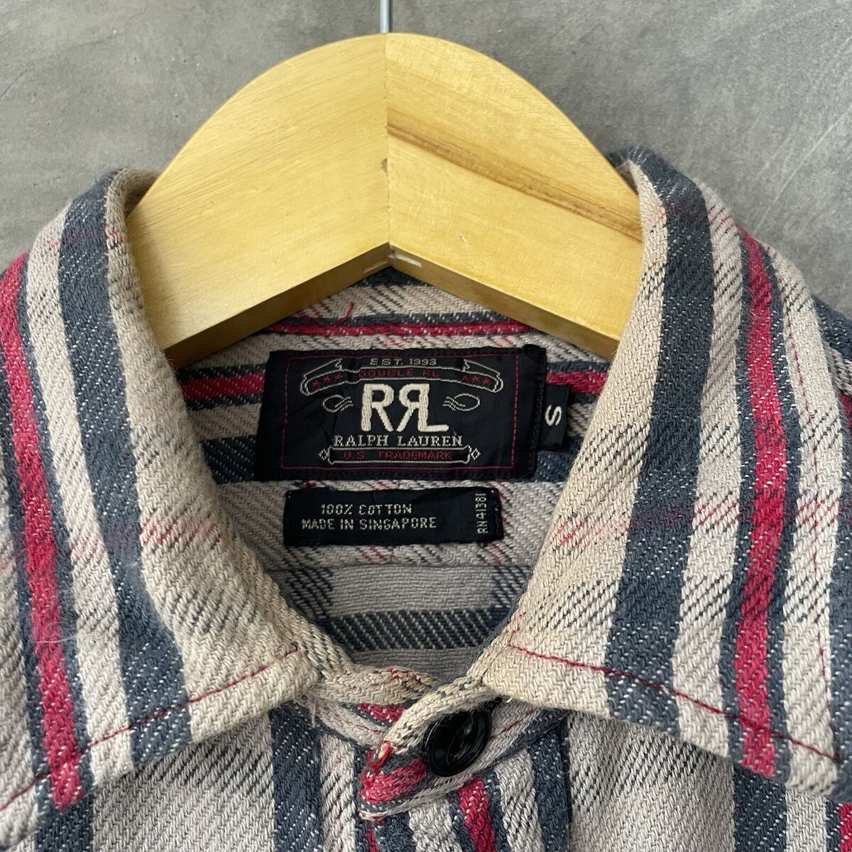 Vintage 90s Ralph Lauren Double RL RRL Mens Heavy Plaid Vintage 90s Ralph Lauren Double RL RRL Mens Heavy Plaid