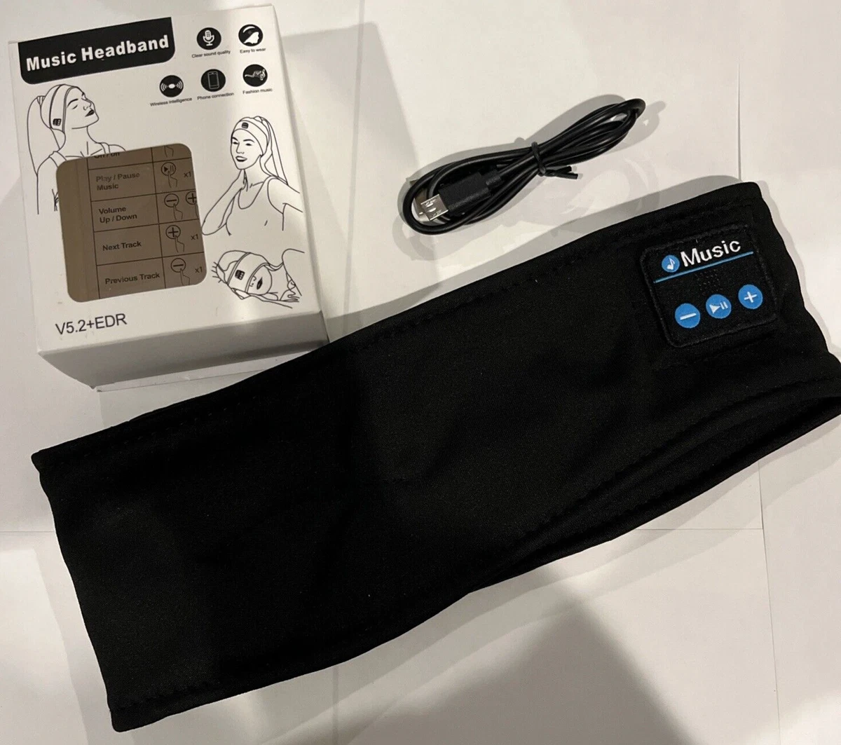 Sleep Headphones Bluetooth Headband Wireless Upgraded Ergonomic ASMR Headphone