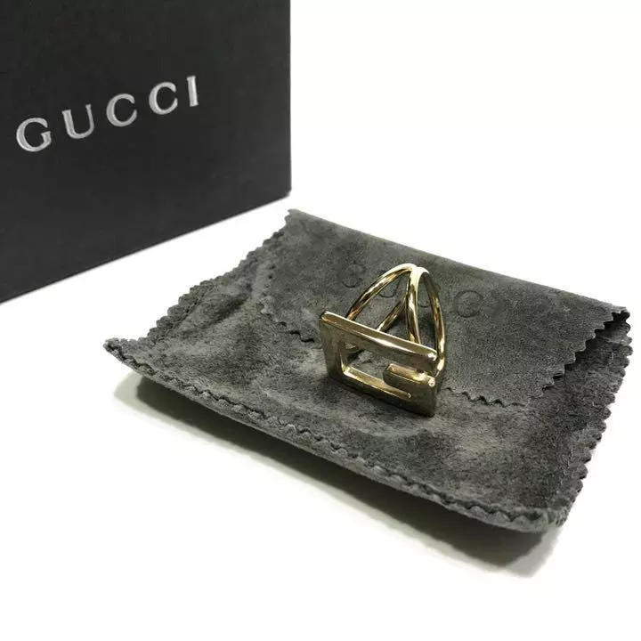 Gucci Femme Écharpe Dorée Logo Marque G 21A12ER15 Accessoire Mode