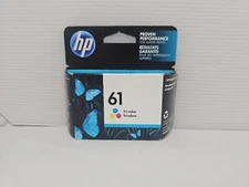 Genuine New HP 61 Tri-Color Ink Cartridge CH562WN Factory Sealed Exp 3/2019