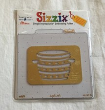 Sizzix Provo Simple Impressions Embossing Folder Brass Stencil - Bushel Basket