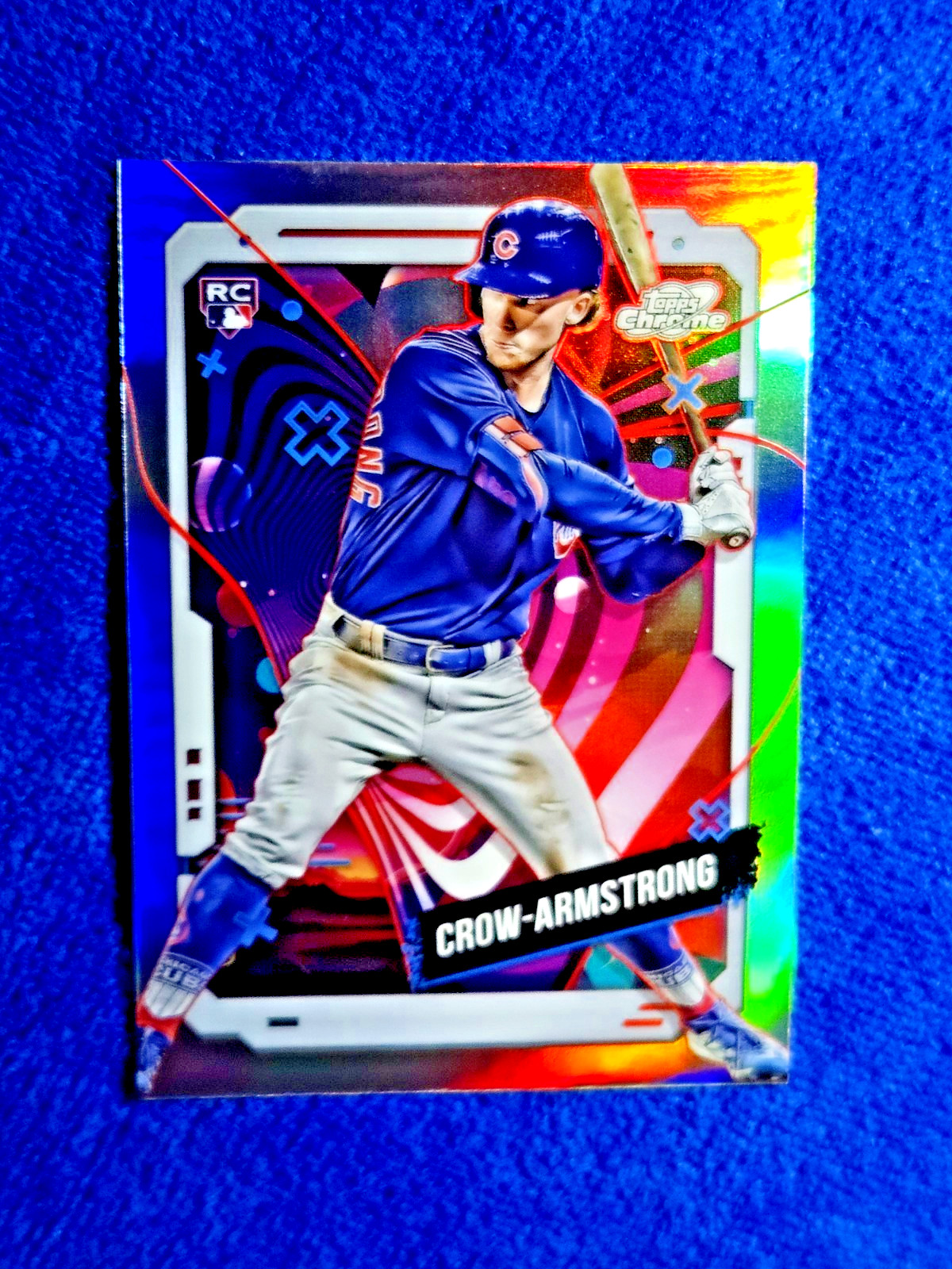 2024 Topps Cosmic Chrome RC Pete Crow-Armstrong Rookie Refractor #52 MINT 💙💙