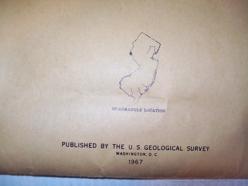 Geologic Quadrangle Maps of the United States, Easton Quadrangle, PA, 1967 GUC - Picture 4 of 17