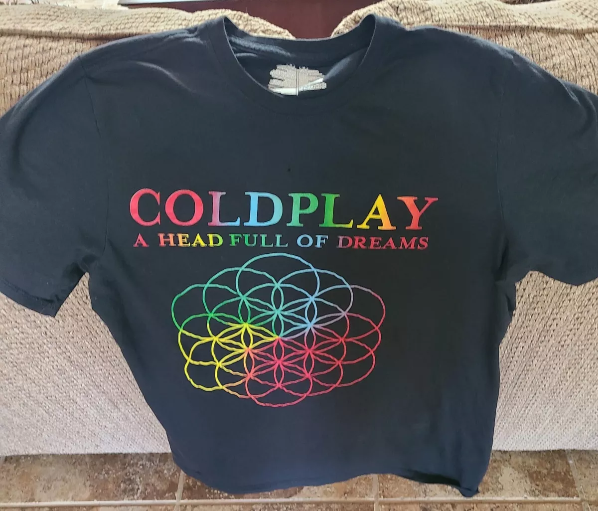 NWOT Coldplay A Head Full of Dreams Tour 2017 Graphic T-Shirt Women's Sz S