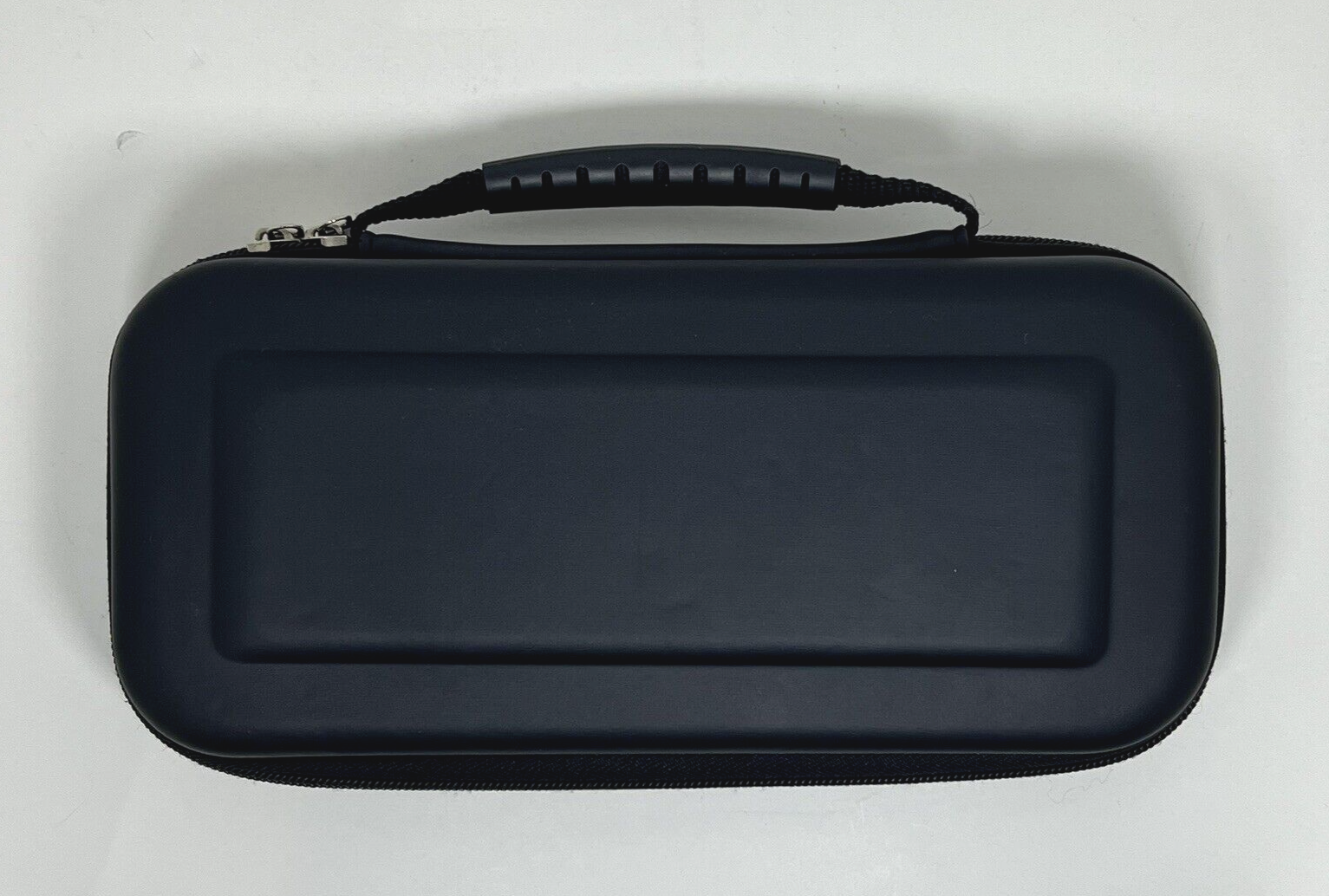 Nintendo Switch Case ALL BLACK Very Good Condition Double Zipper Clean-image