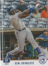 2019 Dunedin Blue Jays Demi Orimoloye RC Rookie Toronto Canada