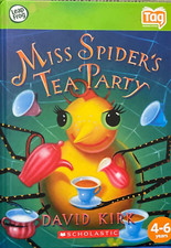 Miss Spider's Tea Party Leap Frog Tag Book Hardcover Interactive
