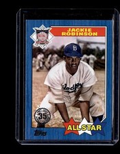 2022 Topps 1987 Topps Baseball 35th Anniversary All-Stars Jackie Robinson
