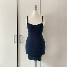 BDG Urban Outfitters Acid Wash Ribbed Knit Mini Dress Size XXS Sleeveless