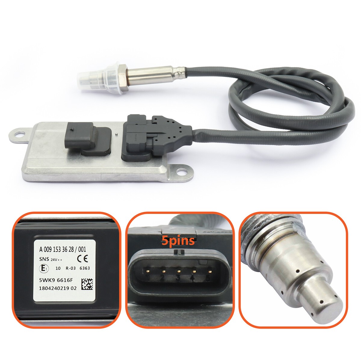 NOX Sensor A0091533628 Fit For Mercedes-Benz 0061537328 SCR