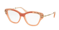 MIU MIU MU 07OV - TV11O1 OPAL PINK  VINTAGE EYEGLASSES WOMAN