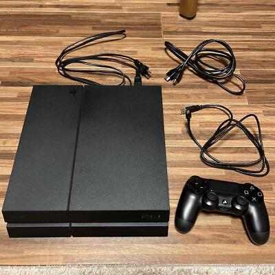 PS4 Jet Black Original 500GB Console Full Accessories Japan Sony  PlayStation 4 | eBay