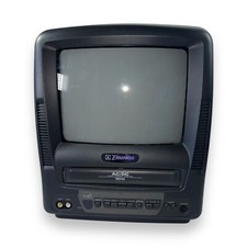  NOT WORKING FOR PARTS Emerson 9" AC/DC TV/VCR Combo Model EWC0903 Retro Gaming