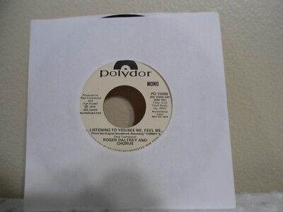 Roger Daltry And Chorus 45 Listening To You See Me Feel Me 1975 WLP PD 15098
