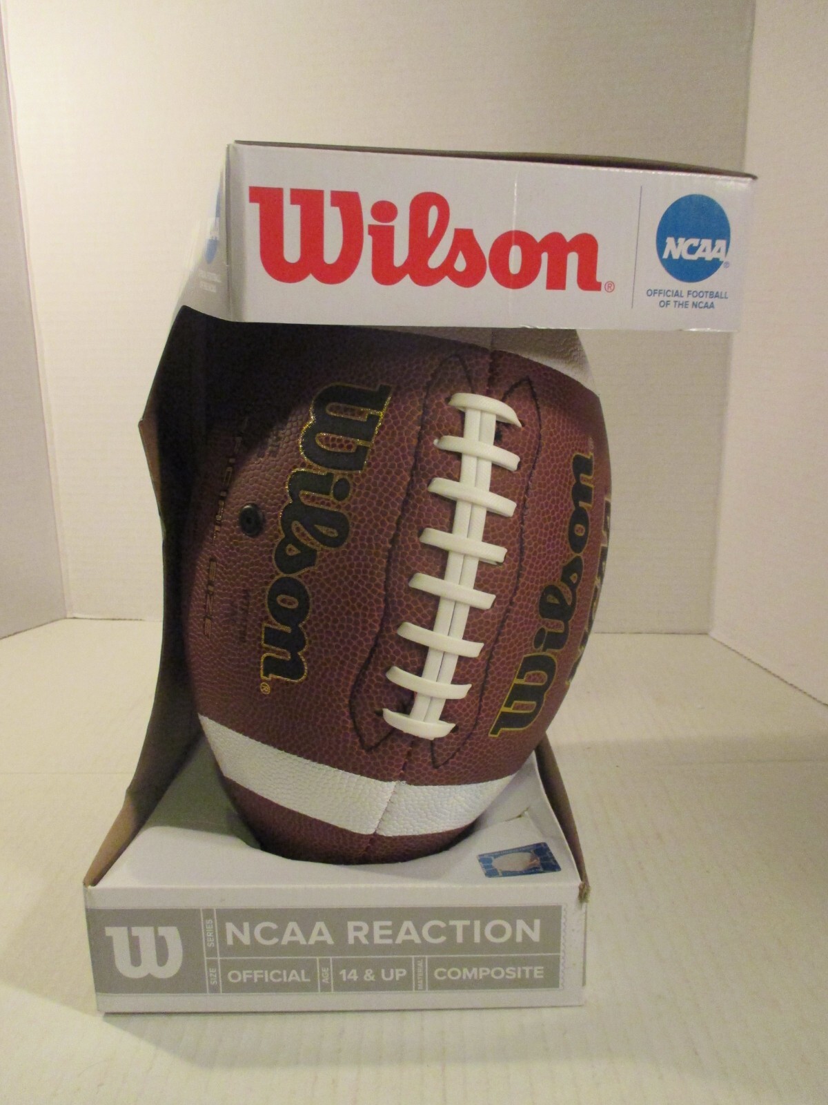 Wilson NCAA Reaction Football, Official Size Ages 14 and up NEW