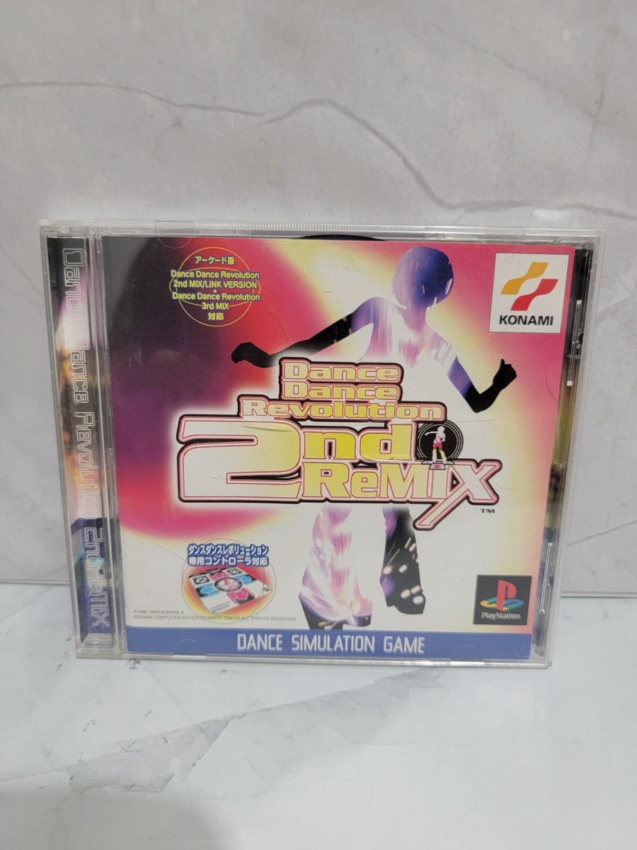 Dance Dance Revolution 2nd Remix CIB Japanese PS1 Region Locked