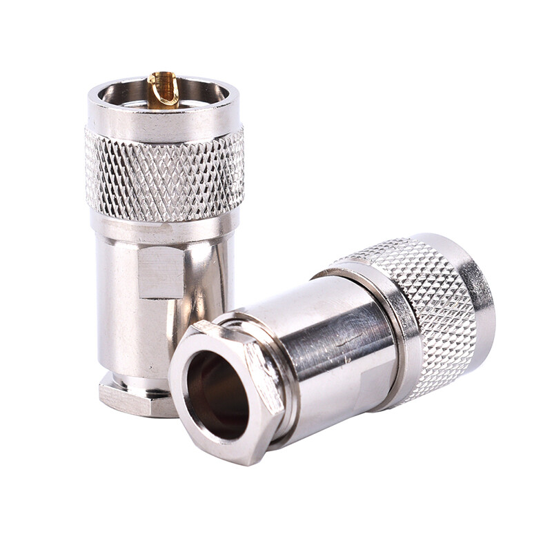 Connector TNC Male Plug 90° Crimp For RG8 LMR400 RG213 RG165 RF - Foto 6