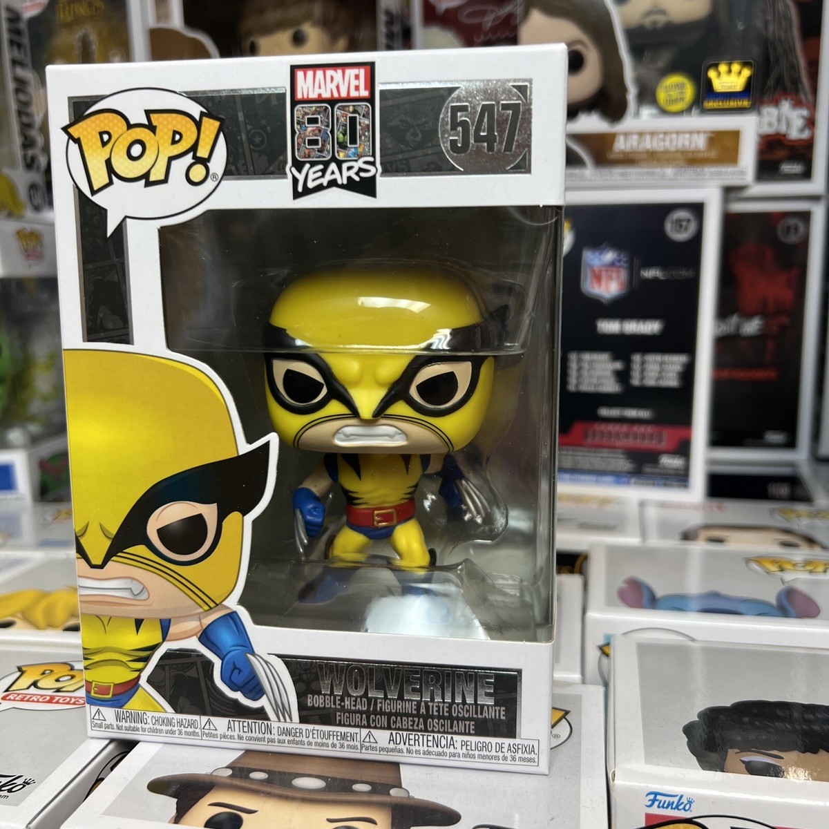 FUNKO POP Vinyl: Marvel 80 Years - Wolverine #547 W/PROTECTOR | eBay