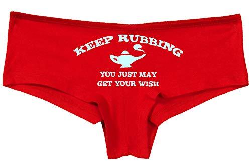 Knaughty Knickers Keep Frubing You May Get What You Want Genie Pink Boyhort - Imagen 1 de 16