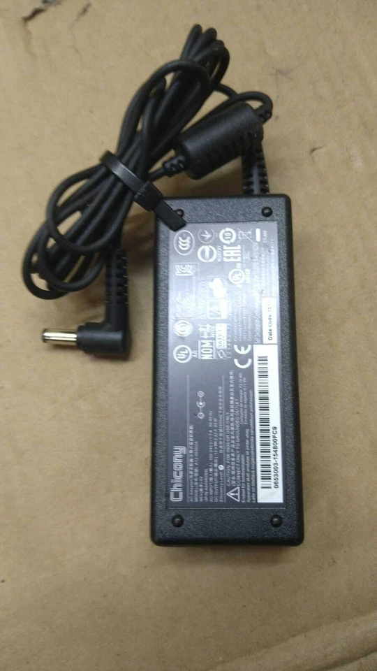 Genuine Chicony A12-065N2A - AC/DC ADAPTER 19 V = 3.42A 65W Black - Image 1 of 4