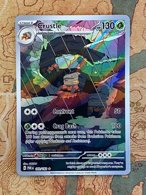 Pokemon Card TCG - Crustle 183/182 Illustration Rare Paradox Rift