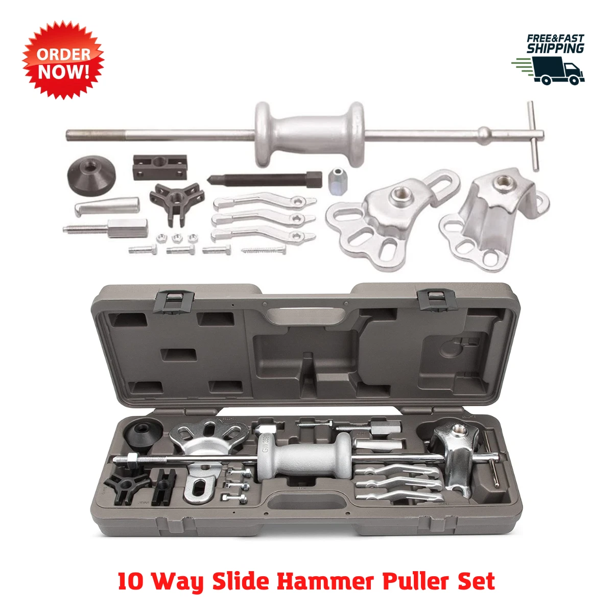 10 way slide cheap hammer puller set