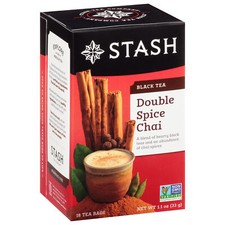 Stash Tea Tea Double Spice Chai Essence 18 bags Pack of 6