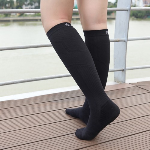 Compression Socks 20-30 mmHg Men Women Athletic Support Fit Running Long Socks - Picture 9 of 28