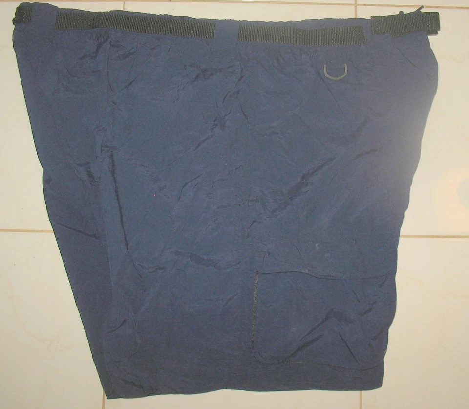 TRADER BAY - Size 2XL  W/ BELT Bathing Suit  Swimming Shorts NAVY BLUE -  NYLON  - Image 2 of 3