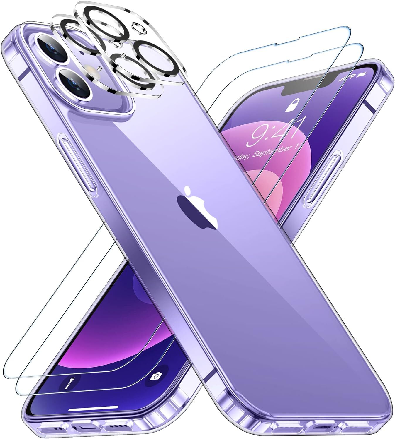 for iPhone 12 Case for iPhone 12 Pro Case, [12 FT Military Grade Drop Protection