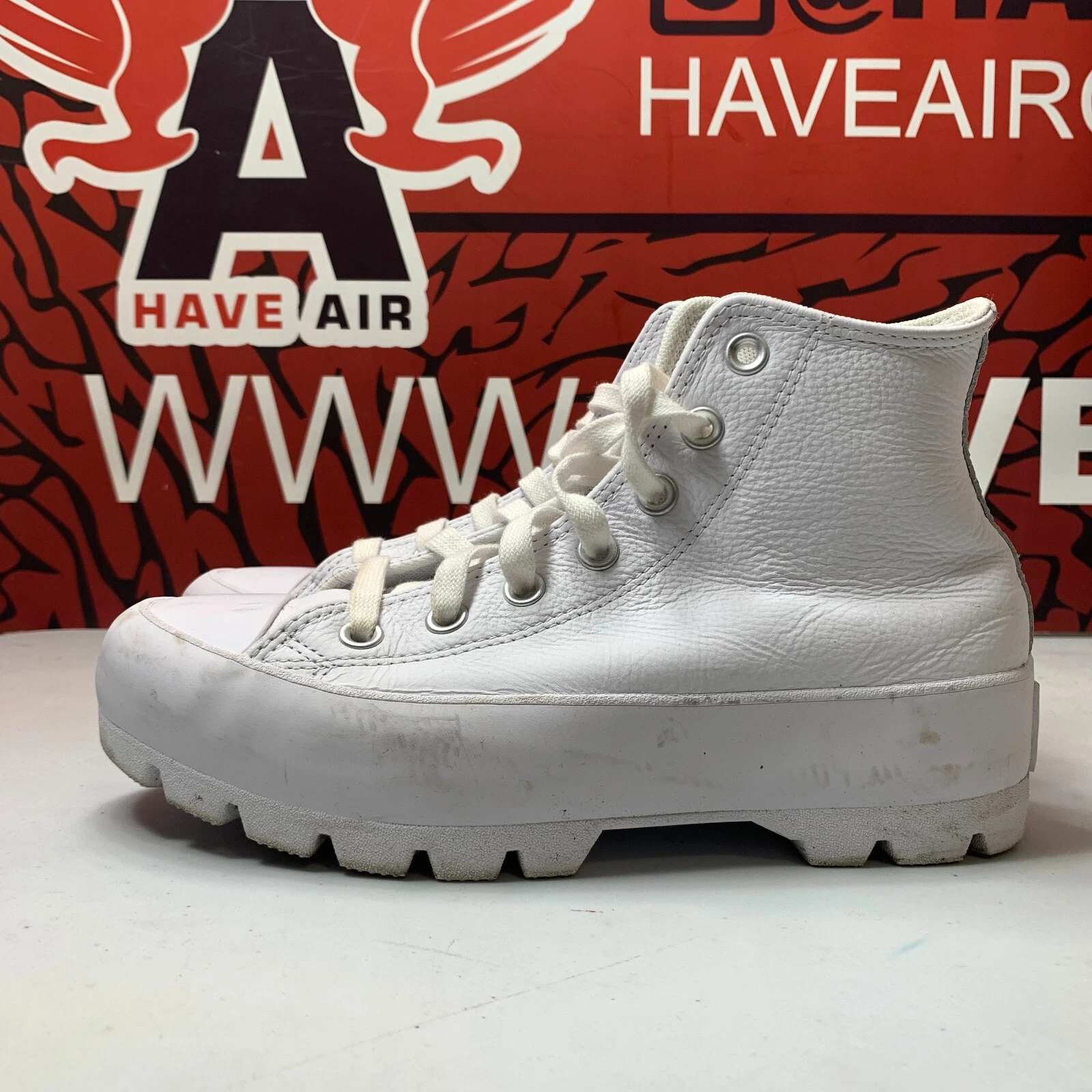 Converse All Star donna plateau plateau plateau plateau taglia 7 indossato