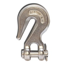 1 Pc SS316 Clevis Grab Hook Towing Shackle 3/8" For Marine WLL 2,500 lbs