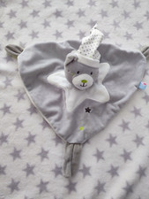 Doudou Ours Chat Gris Bonnet