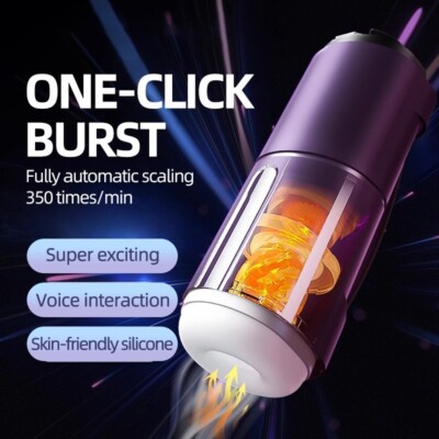 Automatic Male Masturbator Thrusting Scaling Sucking Cup Male Stroker Lubricants