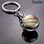 miniature 31 - 12 Constellation Solar System Planet Keychain Double Sided Glass Ball Women Men